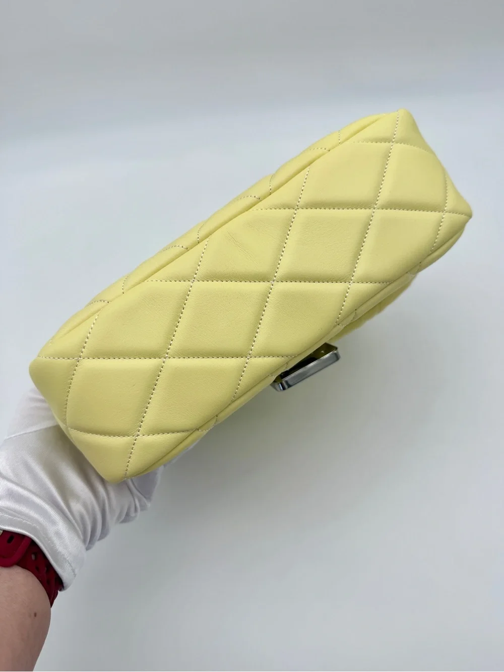 Kate Spade Carey Quilted Small Flap Crossbody Bag Lemon Fondant Yellow